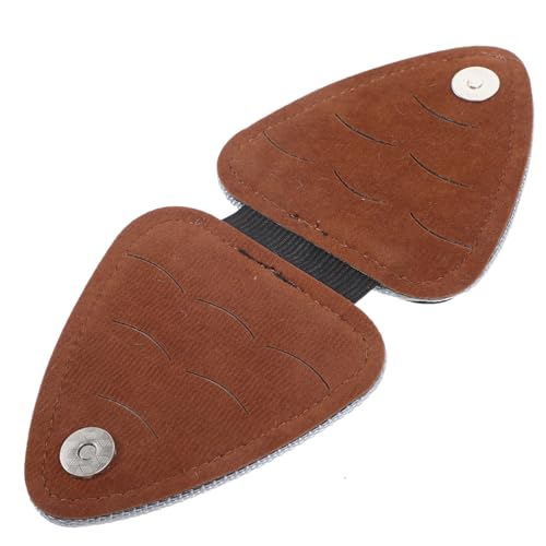 VICASKY Gitarrenplektrenhalter Gitarrenplektrentasche Gitarrenplektren-Aufbewahrungstasche Gitarrenplektrenbehälter Gitarrenplektren-Organizer von VICASKY