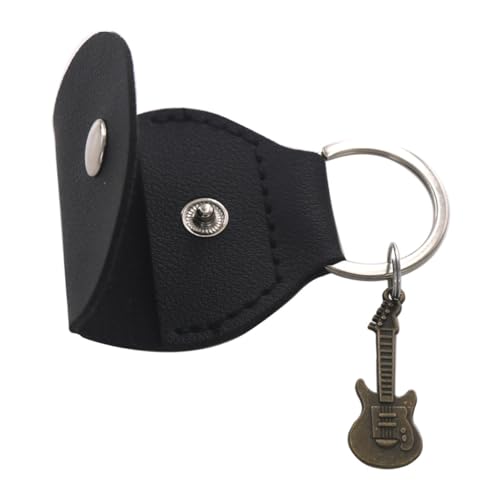 VICASKY Gitarrenplektrum Tasche Aus Pu-Leder Tragbarer Halter Für Gitarrenplektren Aufbewahrungstasche Für Plektren Organizer Für Gitarrenplektren von VICASKY