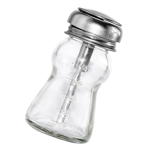 VICASKY Glasflasche mit Pumpspender für Kosmetik Nachfüllbare Flasche für Makeup Entferner Reinigungsmittel und Nagellackentferner Kompakte Leichte und Langlebige Lösung für Unterwegs von VICASKY