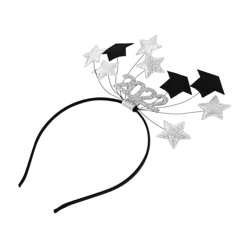 VICASKY Graduation Theme Stirnband Mit Doktorhut Design Kreative Party-haarband Für Männer Und Frauen Für Abschlussfeiern Und Festliche Anlässe Einzigartiges Kostümzubehör Für von VICASKY