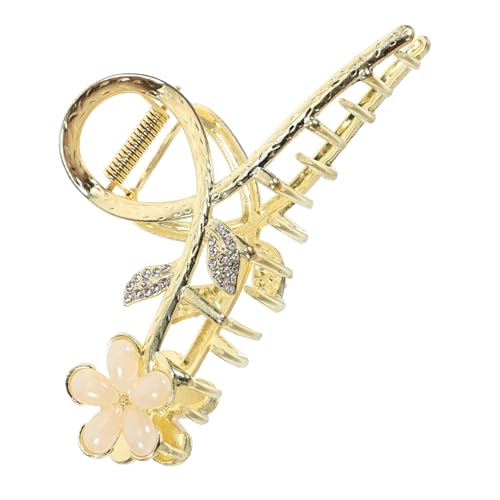 VICASKY Große Haarkralle mit Blumenmotiv Eleganter Haarclip für Damen Starke Fixierung für Dünnes und Dickes Haar Modisches Accessoire für Hochzeit Geburtstag und Alltag Dekorativer von VICASKY
