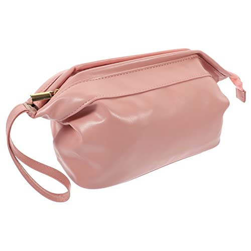 VICASKY Große Kosmetiktasche für Damen Tragbarer Toilettenorganizer aus PU mit Reißverschluss Multifunktionale Make Up Tasche als Kulturbeutel und Stifttasche für Reisen und Alltag von VICASKY