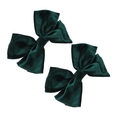 VICASKY 2stücke Große Haarschleifen Clips Für Mädchen Dekorative Haarspangen Mit Starkem Für Verschiedene Frisuren Handgefertigte Stoff Clips Eleganten Farben Rutschfest Und Langlebig von VICASKY