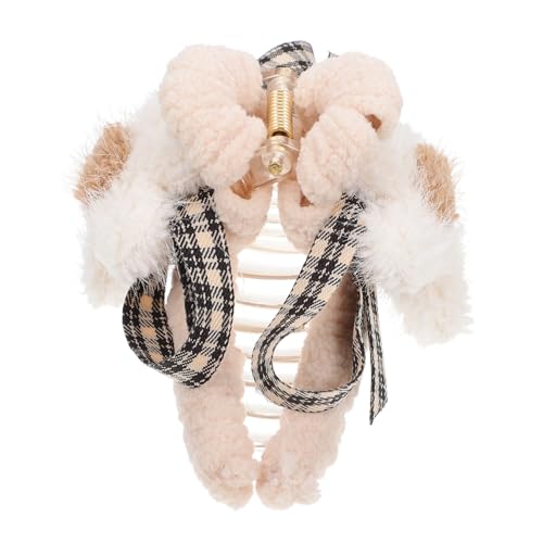 VICASKY Großer Plüschblumen haarklammer Clip für Mädchen Weicher Haarhalter Haarschmuck accessoire in Praktisch zum Fixieren und Stylen Haares im Alltag von VICASKY