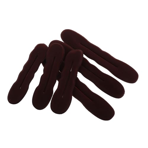 VICASKY 6stücke Haar Dutt Maker Tool Weicher Schwamm Duttformer Für Lange Haare Damen Haarband Für Einfache Frisuren Wiederverwendbare Dutt Kissen in Braun Große Kleine von VICASKY