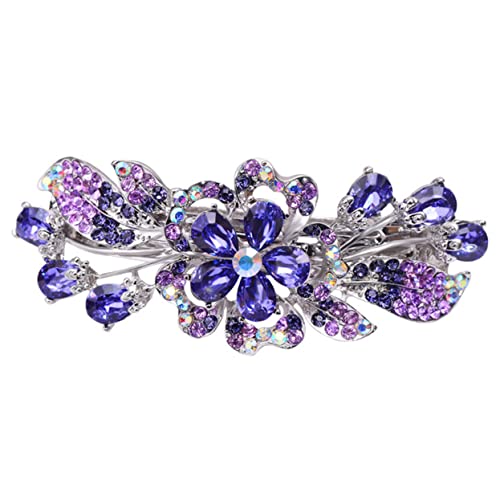 VICASKY Strass Haarspangen Für Frauen Stilvolle Haarklammern Mit Strasssteinen Pferdeschwanzhalter Für Dünnes Haar Für Alltag Und Besondere Anlässe von VICASKY