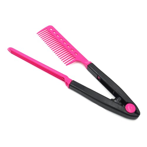 VICASKY Haarglätterkamm Mit V-form – Styling-tool Für Männer – Entwirrungsbürste – Strähnchenkamm – Tragbare Haarbürste – Leicht Zu Reinigen von VICASKY