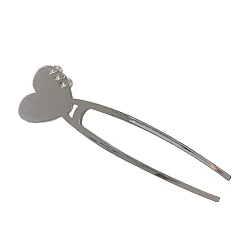 VICASKY Haarnadel Aus Metall Im Herz-design Einfach Und Modern Für Frauen Und Mädchen Passend Zu Verschiedenen Frisuren Und Anlässen von VICASKY