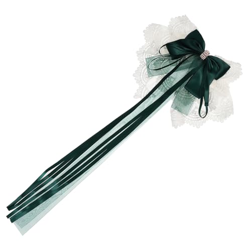 VICASKY Haarspange Mit Schleife Frühling Frisur Accessoires Haarschmuck Für Mädchen Damen Spitze Haarnadel Kopfschmuck Zubehör Handgemacht von VICASKY