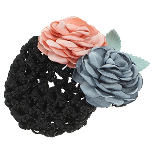 VICASKY Haarnetz Für Frauen Mit Blumendesign Haarnetze Zum Einnähen Für Dutts Haarnetze Für Tanzdutts Duttnetz Aus Hochwertigen Materialien Haar-accessoire Für Täglichen Gebrauch von VICASKY