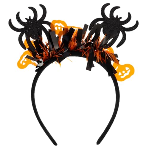 VICASKY Haarreif Aus Spinnen Und Kürbisdetails Für Halloween Verstellbares Stirnband Accessoire Für Damen Und Mädchen Bei Kostümpartys Und Cosplay von VICASKY