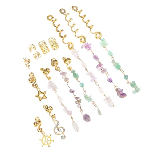 VICASKY Haarschmuck Für Frisuren Süße Haaraccessoires Dreadlock-anhänger Aus Metall Haaranhänger Für Frauen Haaraccessoires Mit Schmuck von VICASKY