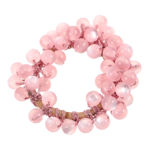 VICASKY Haarseil Mit Katzenauge Stein Strass Haargummi Glitzer Haargummis Haar Accessoires Für Mädchen Mode Accessoires Haargummi Manschettenarmband Funkelnde Haargummis Farbe von VICASKY