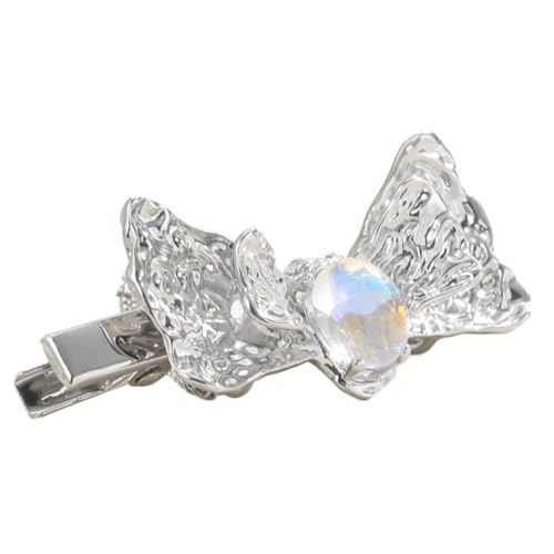 VICASKY Dekorative Haarspange Mit Schleife Und Kette Kleine Metall-haarspange Für Damen Und Mädchen Entenschnabel-haarschmuck Für Party Und Alltag von VICASKY