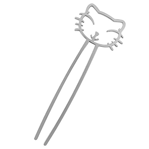 VICASKY Haarstab Für Und Mädchen Süßes Katzen-design Stabil Und Leicht Für Hochsteckfrisuren Für Partys Und Besondere Anlässe von VICASKY