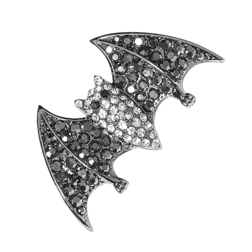 VICASKY Halloween Wasserstrahl Haarklammer mit Strasssteinen Fledermausflügel Design Kreativer Gothic Haarclip für Damen für Hexenkostüm Party Hochzeit und Cosplay von VICASKY