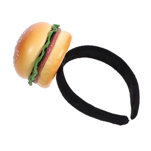 VICASKY Burger-stirnband Für Cosplay Party Und Auftritte Dekoratives Stirnband-dekor Aus Schwammmaterial Vielseitig Einsetzbar Für Festivals Bälle Und Kostüm-accessoires von VICASKY