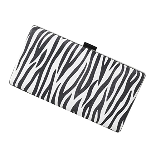 VICASKY Handtasche Abendtasche Pu-handtasche Mit Zebra Streifen Design Partytasche Banketttasche Kosmetiktasche Damenhandtasche Tragbare Lagerung Tasche von VICASKY