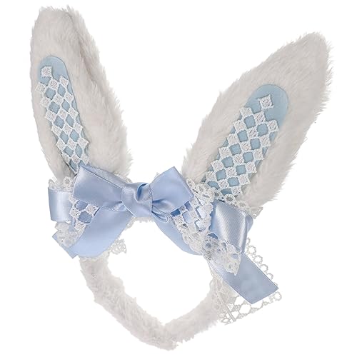 VICASKY Hasen ohren Haarschmuck Tierohr-Party-Kopfschmuck Hasenohren als Kopfbedeckung Hasenohren Stirnband Kostüm Kaninchen Haarband Hasen -Ohr -Stirnband Hasenkopfbedeckung Plüsch Blau VICASKY Hasen ohren Haarschmuck Tierohr-Party-Kopfschmuck Hasenohren als Kopfbedeckung Hasenohren Stirnband Kostüm Kaninchen Haarband Hasen -Ohr -Stirnband Hasenkopfbedeckung Plüsch Blau von VICASKY