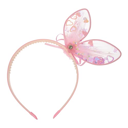 VICASKY Hasenohr-stirnband Dekoratives Mädchen-haarband Kaninchenohr-haarband Festtags-zubehör Tierohr-party-kopfschmuck Party-kopfbedeckung von VICASKY