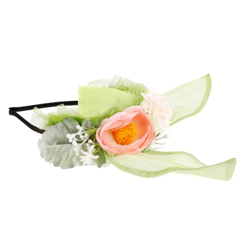 VICASKY Hasenohren Haarreif Damen Süßer Kaninchen Ohren Stirnband Grün Komfortabel Vielseitig für Ostern Party Fotoshootings Kopfschmuck von VICASKY