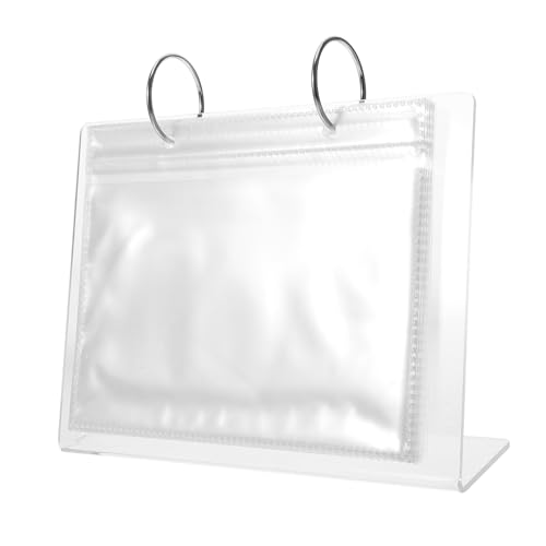 VICASKY Heft Zur Aufbewahrung Von Nägeln Nagelfarben-anzeigebuch Farbmusterkarten Aufkleber-aufbewahrungsalbum Nagellackständer Karte Steht Zur Anzeige Grußkartenhalter Transparent Plastik von VICASKY