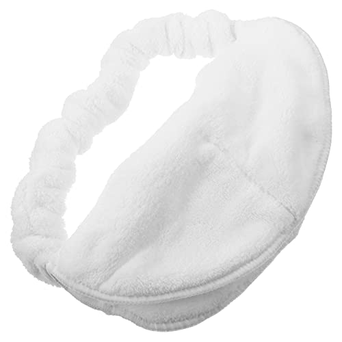 VICASKY Heiße Und Kalte Kompresse Gesichts Tuch Heißes Gesicht Handtuch Gesichtsdampferhandtuch Gesichtsmaske Handtuch Wiederverwendbare Handtuchmaske Gesichtstuchmasken Korallenvlies Weiß von VICASKY