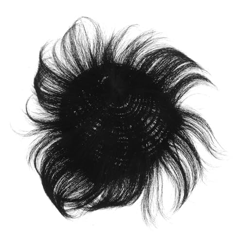 VICASKY Herren Haarsystem für Dünnes Haar Realistisches Haarteil für Cosplay und Partys Voluminöse Perücke für Einfaches Styling für Männer mit Geheimratsecken von VICASKY