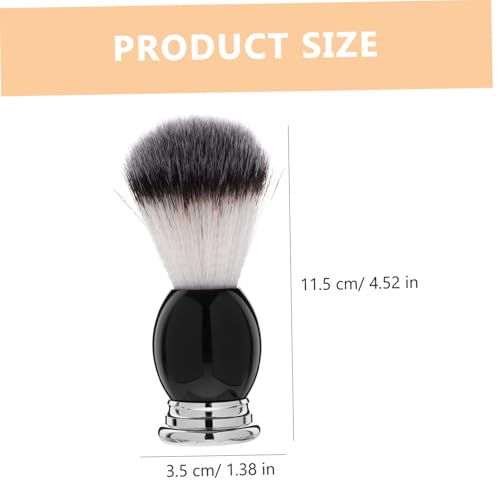 VICASKY Herren Rasierpinsel Ergonomisch Griff Bartbürste für Gründliche Rasur und Hautreinigung Effektiver Neck Duster zur Porenpflege für Männer Haushalt Rasierpinsel von VICASKY