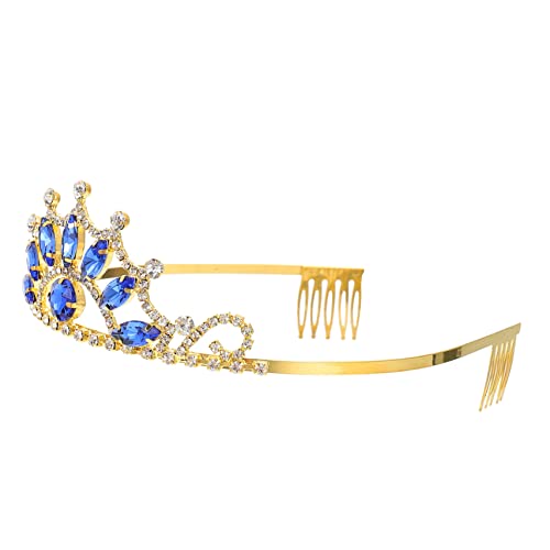 VICASKY Strasskrone Für Mädchen Tiara Hochzeit Braut Kopfschmuck Haarschmuck Geburtstag Party Requisit Schmuck Accessoire von VICASKY