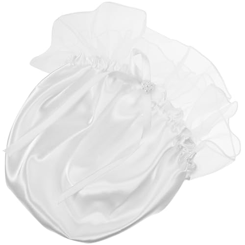 VICASKY Hochzeitstaschen Satin-Geldbeutel Braut-Brautjungfer Dolly-Handtasche Party Für Hochzeit – Große Tragetasche Tanz-Reticule Geschenk Braut-Geldbörse Hochzeitstaschen von VICASKY