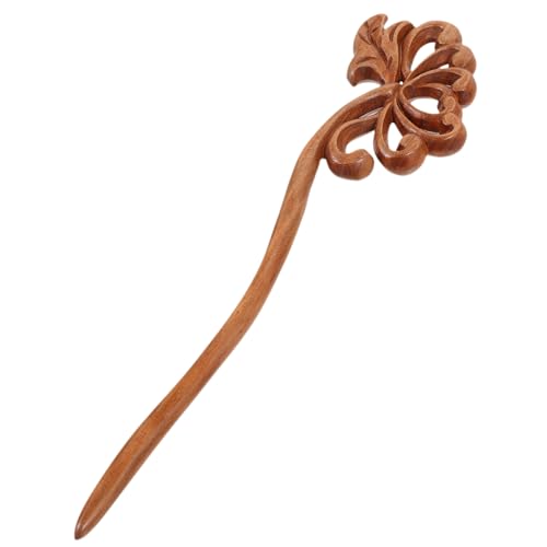 VICASKY Holz Haarstäbe Geschnitzt Chinesischer Stil Für Frauen Haarschmuck Dutt Haarspange Haarhalter Styling Tool Aus Holz Für Langes Haar von VICASKY