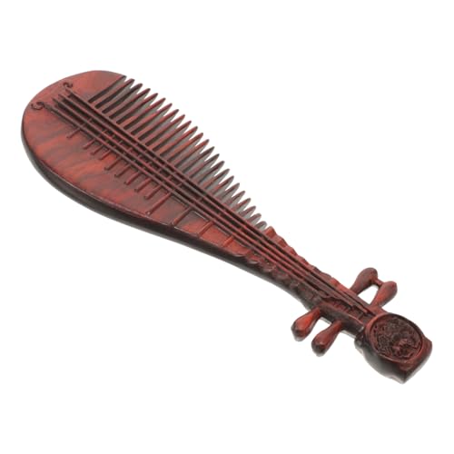 VICASKY Holzkamm Für Damen Feinzahniger Entwirrungskamm Mit Massagefunktion Für Kopfhaut Holzhaarkamm in Pipa-form von VICASKY
