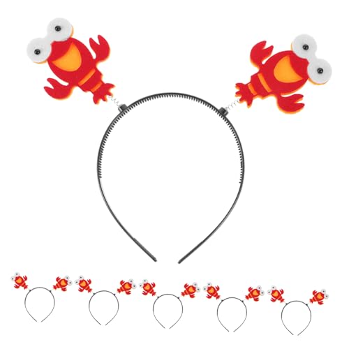 VICASKY Hummer Haarreif 8 Stück Ebene Kopfbedeckung Für Halloween Weihnachten Cosplay Haarschmuck Für Frauen Süßes Hummer Stirnband Party Accessoire von VICASKY