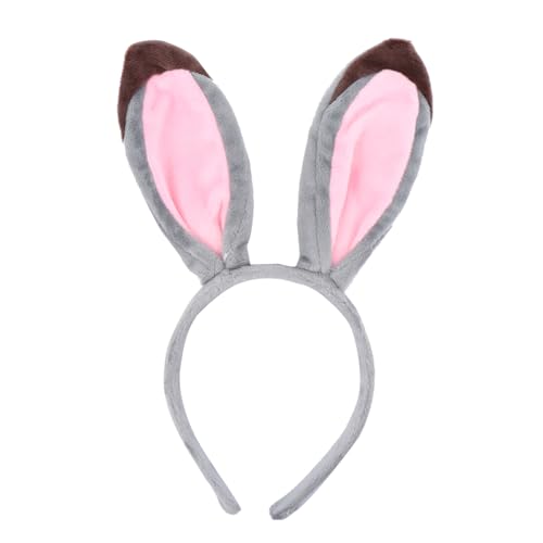 VICASKY Kaninchenohren Plüsch Stirnband Haarreif Für Party Halloween Karneval Und Kostümparty Langlebiges Material Für Fotoshootings Perfektes Accessoire Für Cosplay Und Bühnenauftritt von VICASKY