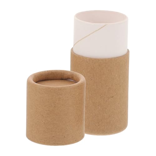 VICASKY Karton Rohr Papprollentube Mit Deckel Für Ätherische Öle Leere Kraftpapierröhre Als Verpackungsschachtel Runde Pappröhrenschachtel Für Ölflaschen VICASKY Karton Rohr Papprollentube Mit Deckel Für Ätherische Öle Leere Kraftpapierröhre Als Verpackungsschachtel Runde Pappröhrenschachtel Für Ölflaschen von VICASKY