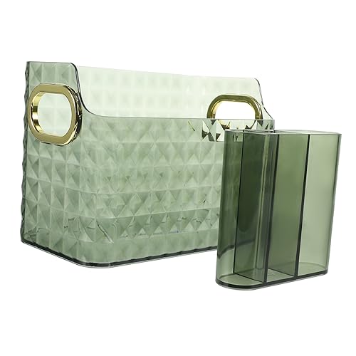 VICASKY Kasten Kosmetische Aufbewahrungsbox Schönheit Liner Halter Make-up Organizer Desktop Behälter Für Make-up-Pinsel Desktop-Speicher-Organizer Make-up-behälter Das Haustier von VICASKY