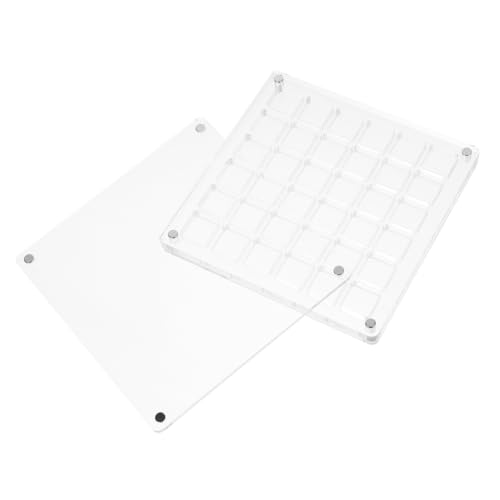 VICASKY Kasten Nagelkunst-diamantbox Schubladenteiler Deckel Nagellampe Tür Armreif Bausatz Schubladen-organizer Nagel-strass-organizer Led Tablett Gel-nagellack Halter Uv-nagellack Acryl von VICASKY