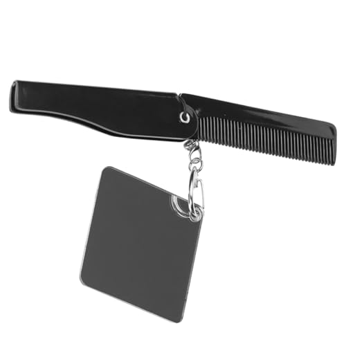 VICASKY Faltbarer Kamm Für Männer Tragbarer Reise-taschenkamm Bartkamm Mit Feinem Zahn Einfaches Klappdesign Kompakt Und Praktisch von VICASKY