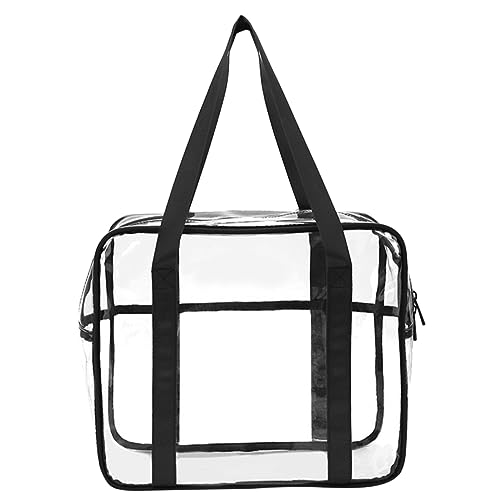 VICASKY Transparente Kosmetiktasche aus PVC Praktische Aufbewahrung für Make-up und Toilettenartikel Leicht und Geräumig für Reisen Party und Alltag Geschenkidee für Mädchen von VICASKY