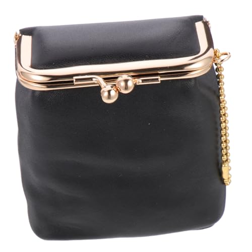 VICASKY Kompakter Mini Lippenstifthalter mit Verschluss Eleganter Lippenstift Organizer in Schwarz Dekorative Lippenstift Aufbewahrungstasche für Damen Leicht und Praktisch für Unterwegs von VICASKY