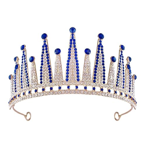 VICASKY Hochzeit Strass Krone Kopfschmuck Braut Frauen Tiara Geburtstag Hochzeit Brautpartei Jubiläum Abschlussball Theater Dekoration Kopfbedeckung von VICASKY