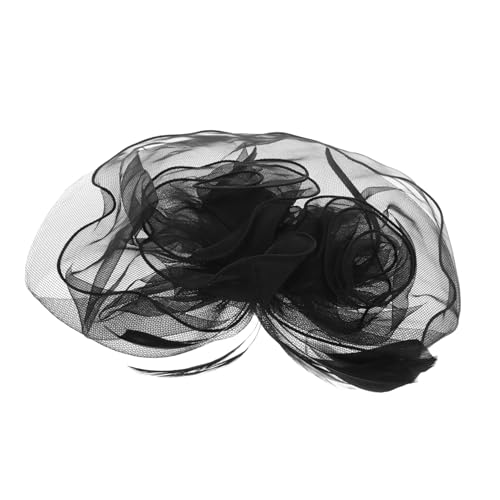 VICASKY Kopfschmuck Für Braut Mit Schleier Stirnband Aus Spitze Und Netz Für Damen Hochzeitskopfschmuck Als Fascinator Für Partys Und Teegesellschaften Vielseitig Tragbar Als von VICASKY