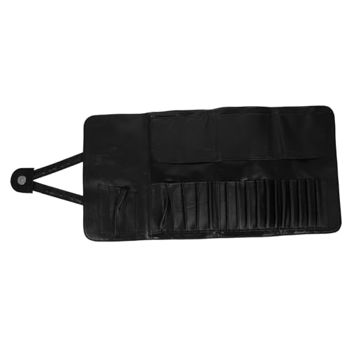 VICASKY Kosmetik Organizer Teiliges PU Leder Roll Up Make Up Etui mit Fächern Stylischer und Eleganter Aufbewahrungstasche für Reisen und Zuhause von VICASKY