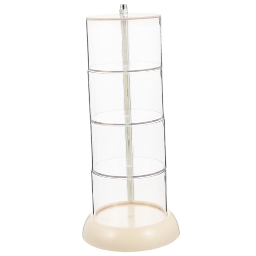VICASKY Kosmetik Schwämmchen Halter Staubdicht Drehbar Stufiger Makeup Puff Organizer für Schwämme für Schlafzimmer Badezimmer und Wohnräume VICASKY Kosmetik Schwämmchen Halter Staubdicht Drehbar Stufiger Makeup Puff Organizer für Schwämme für Schlafzimmer Badezimmer und Wohnräume von VICASKY