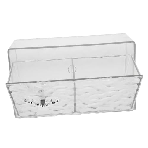 VICASKY Kosmetikaufbewahrungsbox Mit Deckel Wattestäbchenbox Mehrzweck-aufbewahrungsbox Aus Pet-material Kosmetik-organizer Wand-wattestäbchenspender Für Zuhause von VICASKY