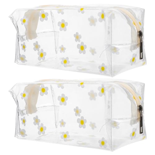VICASKY Kosmetiktasche 2 Stück Transparent Kulturbeutel Reise Make up Tasche Für Frauen Große Toilettenartikel Organizer Mit Reißverschluss VICASKY Kosmetiktasche 2 Stück Transparent Kulturbeutel Reise Make up Tasche Für Frauen Große Toilettenartikel Organizer Mit Reißverschluss von VICASKY