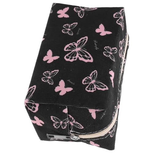 VICASKY Kosmetiktasche Frauentasche Reisetasche für Damen Make-up-Tasche Reisen gesteppt Taschen Reise -Make -up -Tasche dekorative Schminktasche Make -up -Aufbewahrungstasche Cord Schwarz von VICASKY