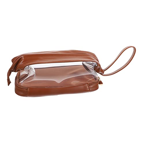 VICASKY Kosmetiktasche Kulturbeutel Für Die Reise Tragbarer Hängender Kulturbeutel Make Up Tasche Organizer Reisetoilettenartikel Transparente LED Reise Kulturtasche Make Up Tasche Reise von VICASKY