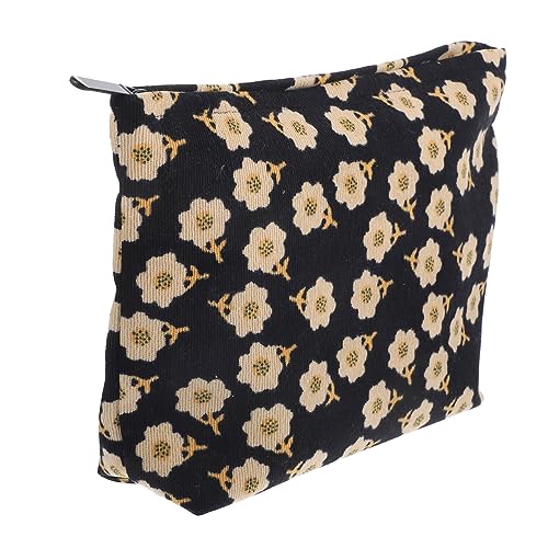 VICASKY Kosmetiktasche Make Up Tasche Kosmetiktasche Reise Kulturtasche Reise Kulturtasche LED Damen Make Up Taschen Reise Make Up Tasche Kulturtaschen Cord Schwarz von VICASKY